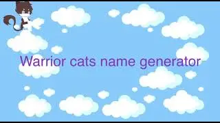 Warrior cat name generator!