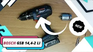 Inlocuire motor filetanta Bosch GSB 14,4 2 LI|Replacing motor to Bosch 14.4 v 2LI