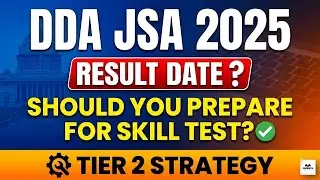 DDA JSA 2025 Result Date ? How to clear typing easily ?