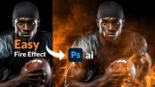 Generative Fill AI: How to Create Stunning Realistic Fire in Photoshop | Easy Photo editing tricks