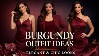 How to Style Burgundy Outfits Like a Fashion Pro? #BurgundyOutfits #OutfitIdeas #WomensFashion #usa