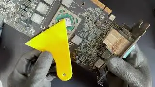 How to change thermal paste on a graphics card? l เปลี่ยนซิลิโคนการ์ดจอ l ປ່ຽນຊີລີໂຄນກາດຈໍ l