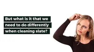 How to effectively clean Slate - for the Professional Carpet, Tile & Grout cleaner.