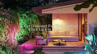 Light Up Your Outdoors! 🌈 Govee RGBIC Flood Lights &ndash; 50 Scene Modes & Voice Control!