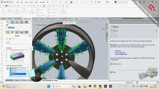 SolidWorks Tutorial: Car Rim Design + Stress, Deformation & Safety Analysis Part 2