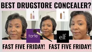 MAKEUP REVIEW! || TARTE SHAPE TAPE CONCEALER vs. ELF HYDRATING CAMO CONCEALER! || WHICH IS BEST?