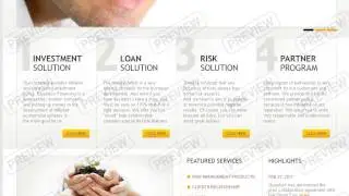 Financial Advisor Website Template