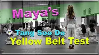 Ultimate Tang Soo Do Yellow Belt Test Walk-Through | MAYA'S CHALLENGE