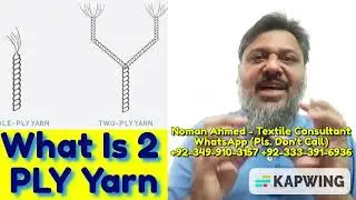 Double Yarn OR Twisted Yarn Video - Where & Why Double Yarn Is Used? #yarn #fabric