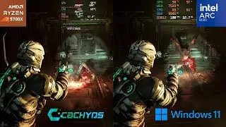 Windows 11 vs CachyOS | Intel ARC B580 | Dead Space Remake Benchmark
