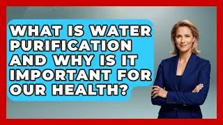 What Is Water Purification and Why Is It Important for Our Health? | Water Science For Everyone News