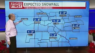 A look at cold weather arrival and travel updates for Thursday