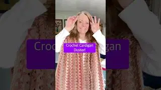My First #Crochet Cardigan Duster #crochetpatterns #yarn #wip