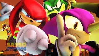 KNUCKLES CHAOTIX STARRING ESPIO! | Sonic Animation SFM 4K