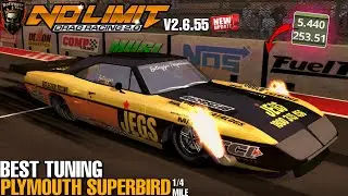 Latest Tune Plymouth Superbird 5.4 second in 1/4 mile no limit drag racing 2 V2.655