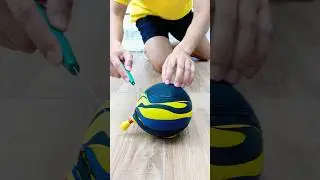 Yellow and black🟡⚫️ #gledaychannel #asmr #balloon #diy #diychanel #trend