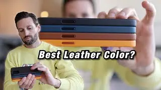 iPhone 12 and iPhone 12 Pro LEATHER CASE REVIEW (What is the BEST COLOR??)