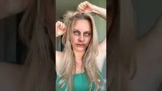 Zombie ❤️🧠 #hairstyle #hairtok #halloween