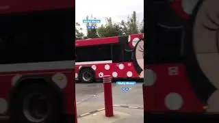 #bus #buses #driving #transport #wow #best #awesome #minnie #mouse #amazing #disney #video #shorts