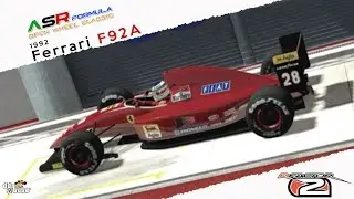 rFactor2 Ferrari F92A of 1992 Ivan Capelli by ASRformula Test at Monza Real Onboard Cam + download