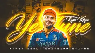 Ye tune kya kiya X Virat Kohli 💗 &bull; Beat Sync Edit ✨ &bull; Virat Kohli status video 🔥 &bull; Hitz 45 Editz