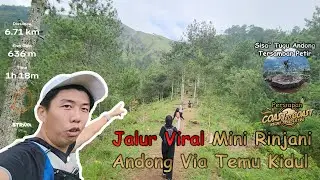 Trail Running Andong Via Temu Kidul Jalur Viral Mini Rinjani full tanjakan penyesalan Persiapan CTC