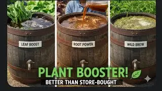 Harvesting And  Mixing  3 Powerful Natural Compost Tea together in January 2026