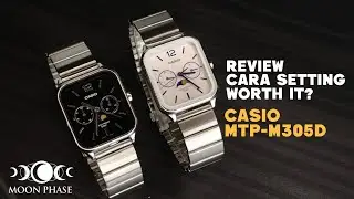 Review Moonphase Terbaru! Casio MTP-M305D | Cara Setting Moon Phase! 