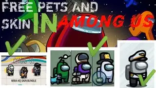🔥 HOW TO GET FREE SKINS IN AMONG US 🔥 HOW TO GET FREE PET IN AMONG US 🔥 AMONG US FREE THINGS MOD