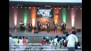 LOS AMIGOS COMPANEROS (1st song) LIVE @ CONCERT AT THE PARK Manila Philippines