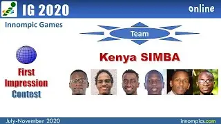 Kenya SIMBA innovation team members: FIRST IMPRESSION video contest, World Innompic Games 2020