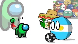 Mini Crewmate Kills Countryballs - Part 3 | Among Us