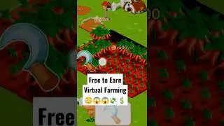 Free to earn Virtual Farming!😳 Gold Farm☺️😘🌾🌻💸💲#shorts #shortsvideo #freetoearn #games