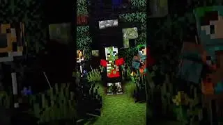 Spooky Scary Skeletons Dance in Minecraft #shorts #хеллоуин #minecraft