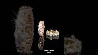 10k yellow gold 10k rose gold 50 pointer vvs labd diamond ring band #vvs #labdiamond