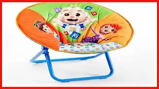 Great product -  Idea Nuova Cocomelon Toddler 19&rdquo; Folding Saucer Chair with Cushion, Ages 3+