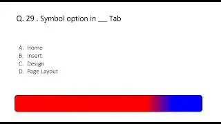 100 MS-Office MCQs With Answer