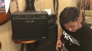 PRS Archon and PRS Custom 24 Semi Hollow Fire red  indonesia