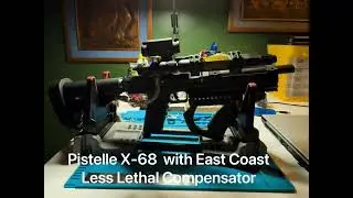 Pistelle X-68  with East Coast Less Lethal Compensator