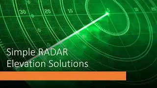 Simple Radar Elevation Solutions