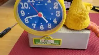 1970s Ozen Box Repair for Bradley Big Bird Alarm Clock