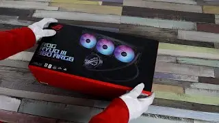 ASUS ROG RYUO III 360 ARGB AIO Liquid CPU Cooler Unboxing