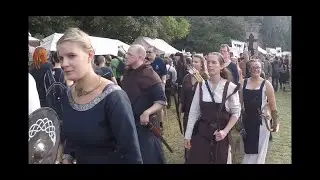 Mps Öjendorf Mittelalterfest 2018.Aufmarsch der Herrenlager.Zum letzten FETTEN Ö