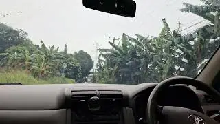 POV Drive toyota avanza 1.3 G 2011 cuaca hujan, banjir, dan GASRUKK