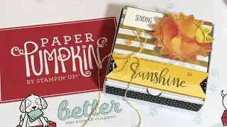 Mini Box of Sunshine - Paper Pumpkin Alternative Project - June 2020 Box of Sunshine by Stampin&rsquo; Up!