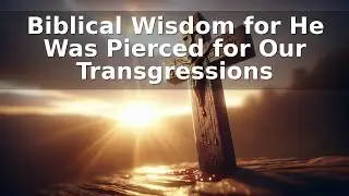 Biblical Wisdom for He Was Pierced for Our Transgressions