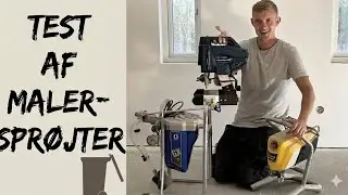 Test af 3 malerspr&oslash;jter