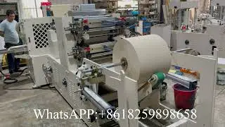 M&aacute;quina para fabricar papel tis&uacute; tipo servilleta con impresi&oacute;n por adsorci&oacute;n de nuevo estilo