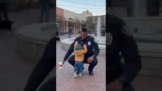 Baby vs Police Officer 😂 | The Cutest Unplanned Moment EVER #trending #funny #youtubeshorts