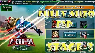 Lords Mobile Limited Challenge Bloodlust Stage 3 FULL AUTO  Grim Wolf Stage 3 F2P Guide